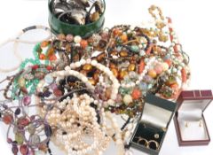 A collection of costume jewellery and watches A collection of costume jewellery and watches , to