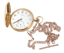 Cyma, an 18 carat gold hunter pocket watch, circa 1920, ref. 42, no Cyma, an 18 carat gold hunter