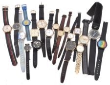 A collection of gentleman`s and lady`s wristwatches, brands to include A collection of gentleman`s