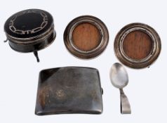 A small collection of silver items , comprising A small collection of silver items , comprising: a