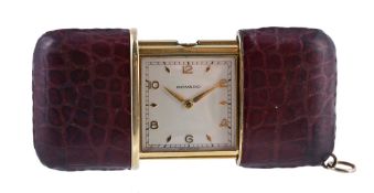 Movado, a gold plated purse watch, ref. 1255 322M Movado, a gold plated purse watch, ref. 1255 322M,
