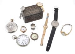 A collection of watches, to include: Omega, a gentleman A collection of watches, to include: