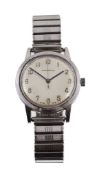 Garrard, a gentleman`s stainless steel wristwatch, circa 1966, ref Garrard, a gentleman`s