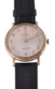 Omega, Seamaster De Ville, a gentleman`s 9 carat gold wristwatch, circa 1967 Omega, Seamaster De