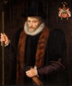 Circle of John de Critz, Portrait of Richard Poyntell, Prime Warden of the Fishmongers Company,