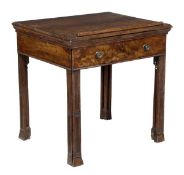 A George IV mahogany architect’s table, circa 1825, attributed to Gillows of Lancaster, the