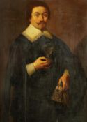 Circle of Jan Anthonisz. van Ravesteyn, Portrait of a gentleman, Oil on panel, Inscribed and dated