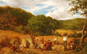 William Linnell (1826-1906), Harvest ‘When labour drinks his boiling sweat to thrive’ - Chapman’s