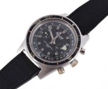 Accurist, a gentleman`s stainless steel chronograph wristwatch Accurist, a gentleman`s stainless