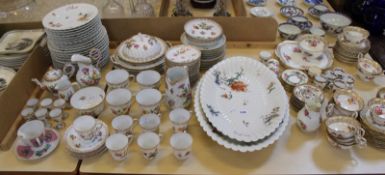 A Hammersley & Co. part tea service decorated with Dresden Sprays, six Hancock`s China `Indian