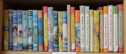 [BOOKS] - one shelf of mostly mid 20th Century and later books including examples printed by `The