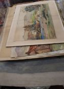 E. Slade Rural river views A pair of watercolours (unframed) Signed 17.5 x 27.5cm each; together