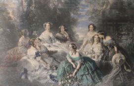 After Franz Xaver Winterhalter (1805-1873) `The Empress Eugénie Surrounded by her Ladies in