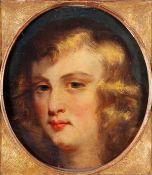 English School (18th century), Portrait of a young man (recto); , Portrait of a young lady (verso),