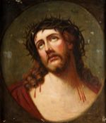 Manner of Guido Reni, Christ crowned with thorns, oil on canvas, 61 x 53.5cm (24 x 21in)