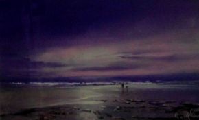 Philip Gray (b.1959) A beach scene Pastel Signed lower right Certificate of Authenticity held