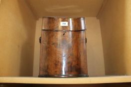 A George III Knife box; 40cm high