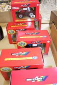 Six Britains 1:32 scale boxed Tractors, serial numbers: 40784, 40522, 00227, 40804, 40753, 00036 (