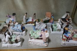 A group of twenty two mixed porcelain fairings (22)