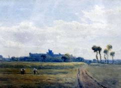 W B Pyne (fl.1878 - 1879) Windsor Castle Watercolour Signed and dated lower left 24 x 34cm; Together