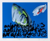 Wayne Warren Overlapping Gestures screenprint in colours, 2006, signed, titled and dated in pencil,