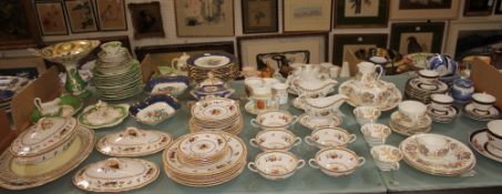 A mixed quantity of decorative ceramics to include Wedgwood `Lichfield` part tea service, a small