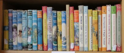 [BOOKS] - one shelf of mostly mid 20th Century and later books including examples printed by `The