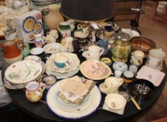 A large quantity of mixed decorative ceramics to include Royal Doulton Bunnykins cups and bowl, a