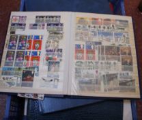 Postage Stamps: GB and World, mint and used, 19/20th Century, in two albums, six stock books and a