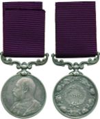 INDIAN ARMY LONG SERVICE AND GOOD CONDUCT MEDAL, EVIIR (3070. Naick  - [Hall] - Singh 28th