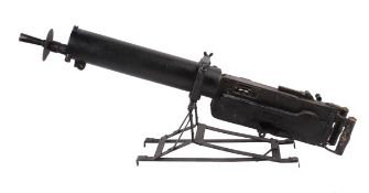 A Rare Great War Battle Damaged Maxim MG 08, of standard production specification. This battle