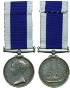 ROYAL NAVY LONG SERVICE AND GOOD CONDUCT MEDAL, VR (Jas. Hill, P.O. 1st Cl. H.M.S. Superb);