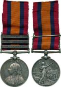 QUEEN`S SOUTH AFRICA MEDAL, 1899-1902, 3rd type reverse, 3 clasps, Cape Colony, South Africa 1901,
