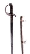 A Rare Victorian Warwickshire Rifle Volunteers Infantry Officer`s Sword By Reeves, Toledo Works,