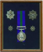 GENERAL SERVICE MEDAL, 1918-1962, EIIR, single clasp, Malaya (21139434 Dvr. Sherbahadur Pun.