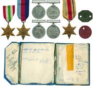 A WW2 Campaign Group of 5 awarded to Captain H C `Charles` Tomlinson, 2412 Company AAPC (West