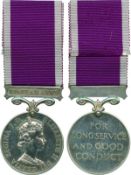 ARMY LONG SERVICE AND GOOD CONDUCT MEDAL, EIIR, Regular Army (22259929 Cpl. J. H. Moody. R. Sussex);