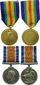 A Great War Pair awarded to Sapper Albert E White, Royal Engineers, comprising: British War and