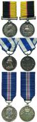 MINIATURE MEDALS (3), Jubilee Medal, 1887; Queen`s Sudan Medal, 1896-1897; The Queen`s Gallantry