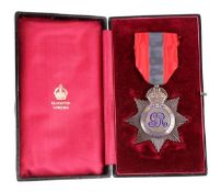 Imperial Service Medal GRV to James C. Mockett in its original Elkington velvet lined leather case