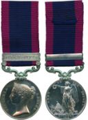 SUTLEJ MEDAL, 1845-1846, single clasp, Ferozeshuhur (Robert McLure 50th Regt); officially impressed.