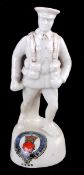Rare Model of Tommy Throwing Hand Grenade by Swan China (Lyss) 128mm