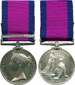 MILITARY GENERAL SERVICE MEDAL, 1793-1814, single clasp, Albuhera (J. Trench, Serjt. Waggon. Train);