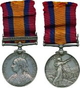 QUEEN`S SOUTH AFRICA MEDAL, 1899-1902, 3rd type reverse, single clasp, Cape Colony (5990 Pte. J.