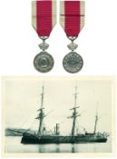ABYSSINIA MEDAL, 1867-1868 (W. J. Whitehead A.B. H.M.S. Nymphe); reverse officially named as struck.