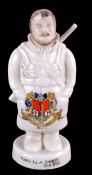 Rare Model of `Yours to a Cinder` Old Bill by Carlton China (Neath) 135mm