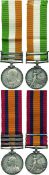 A Boer War Pair awarded to Trooper H G Brackpool, 19th Hussars, comprising: Queen`s South Africa