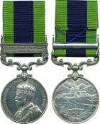 INDIA GENERAL SERVICE MEDAL, 1908-1935, single clasp, North West Frontier 1930-31 (402447 Tpr. J. G.