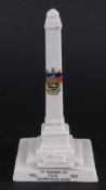 Model of the Blackpool War Memorial by Podmore China (Blackpool) 140mm high.