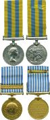 A Korean War Pair awarded to Trooper John G Berry, Royal Tank Regiment, comprising: Korea Medal,